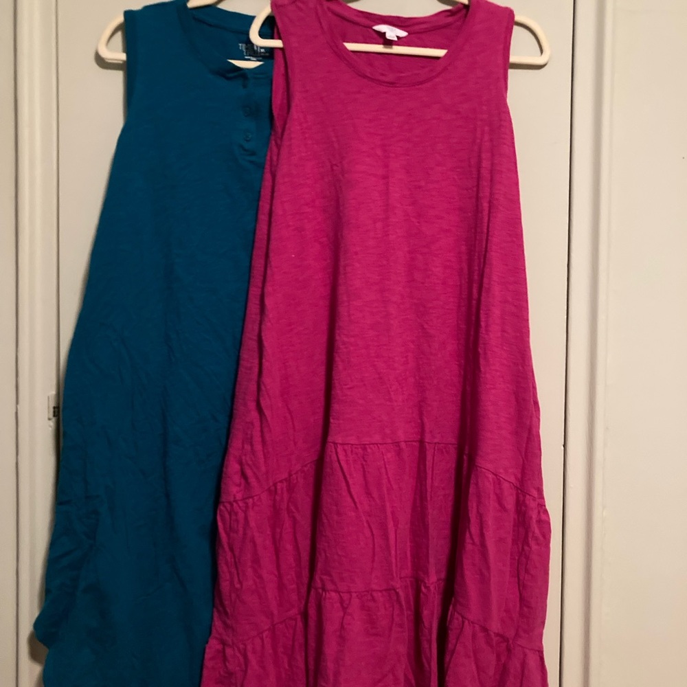 Two cotton sundresses